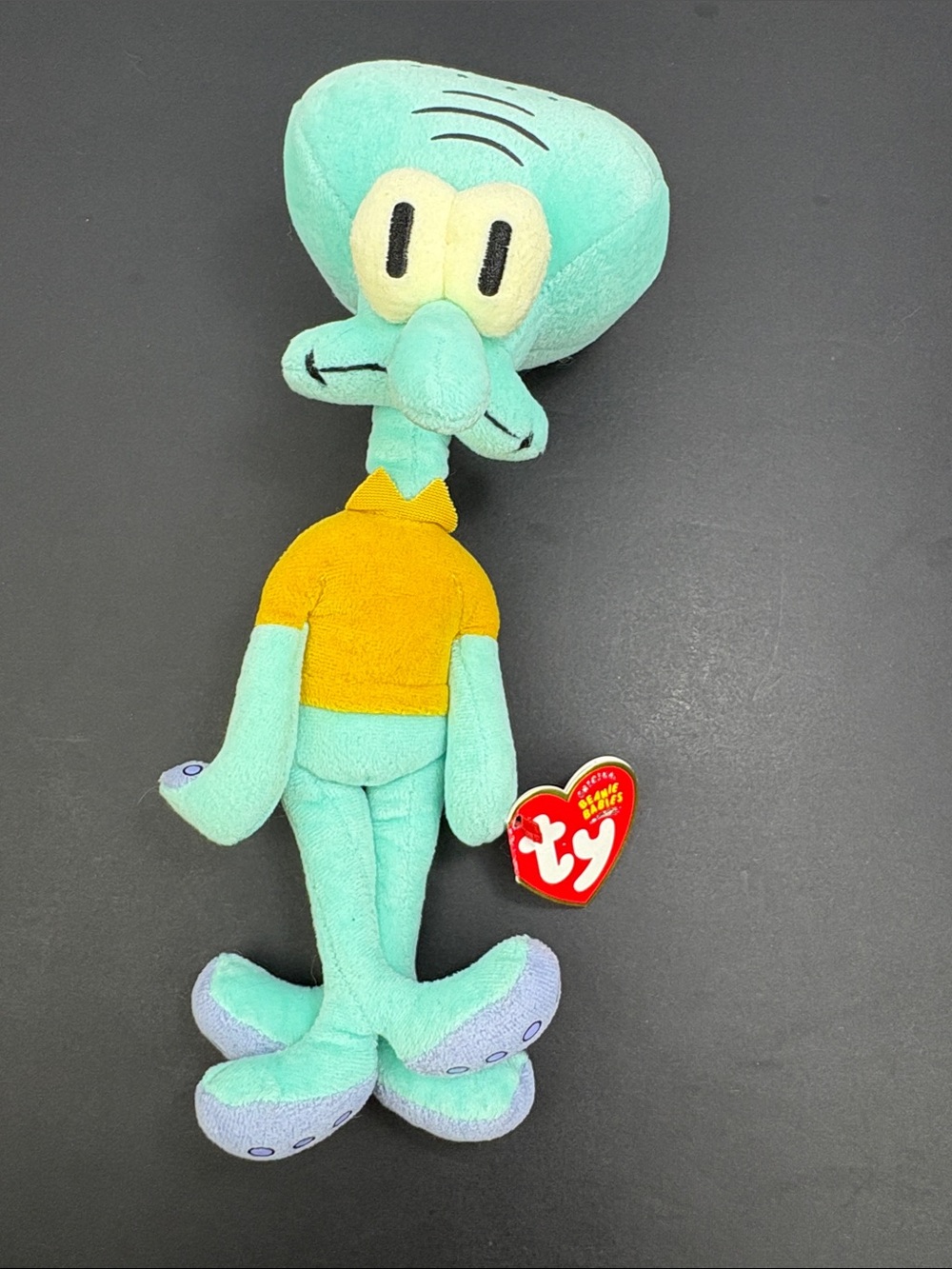Ty Beanie Babies Squidward Tentacles 2004 SpongeBob SquarePants with Tag